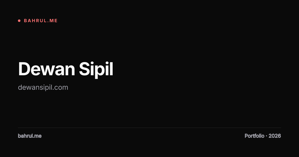 Dewan Sipil