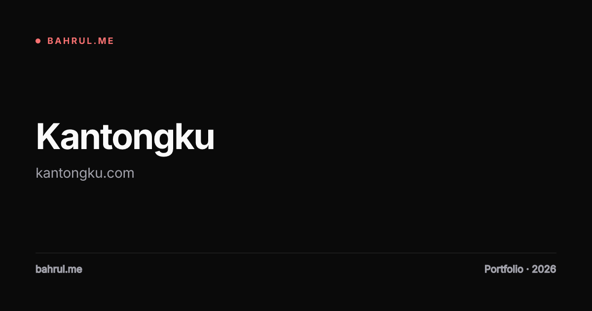 Kantongku