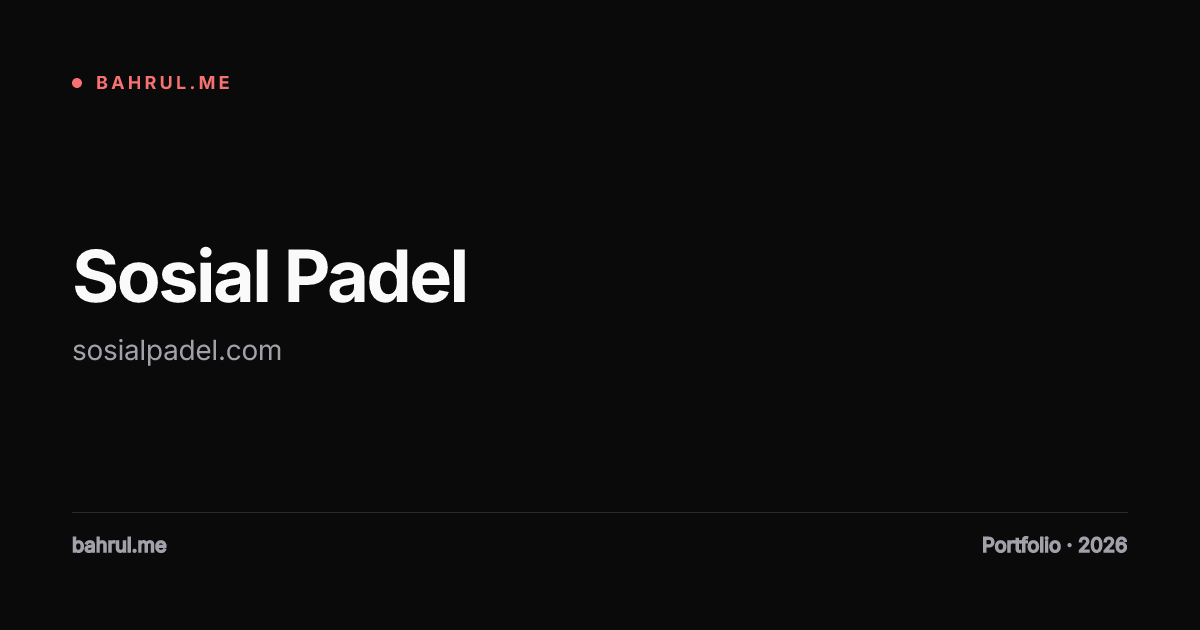 Sosial Padel